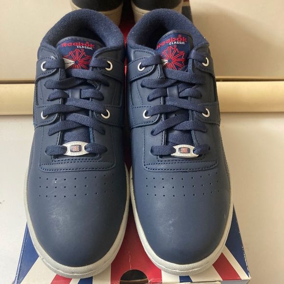 Reebok Leather Classic Workout Low Blue Size 8 main image 11